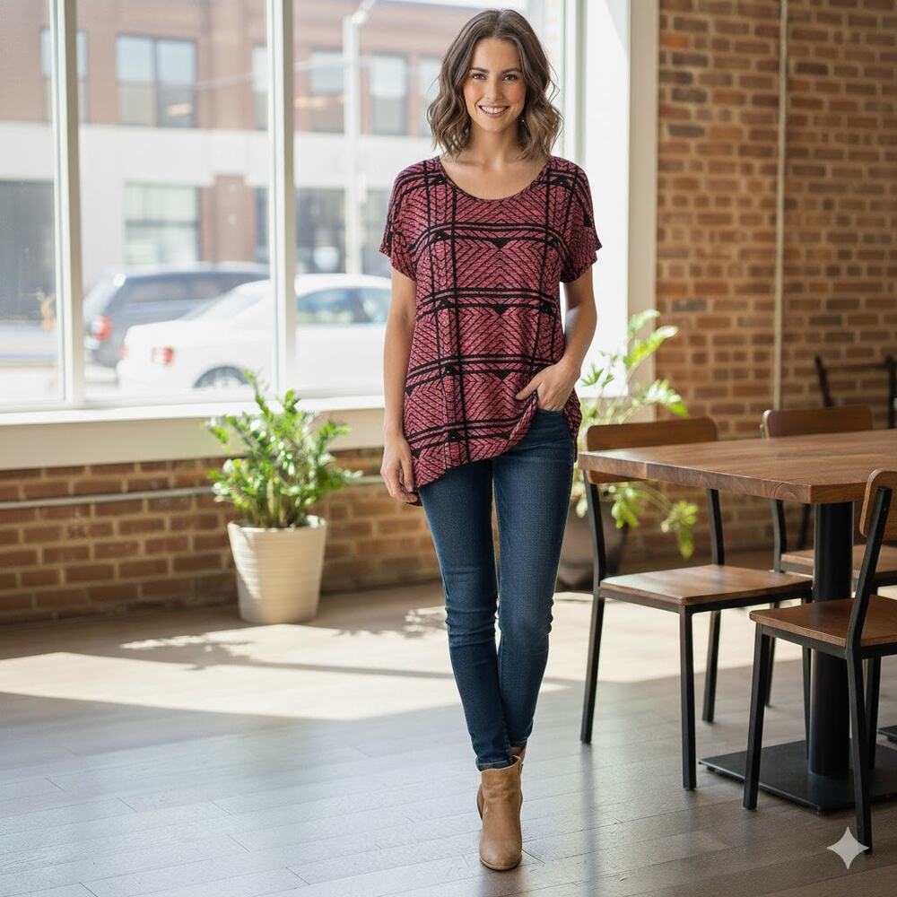 🔴 3 for $15 VGUC Lularoe Classic Tee